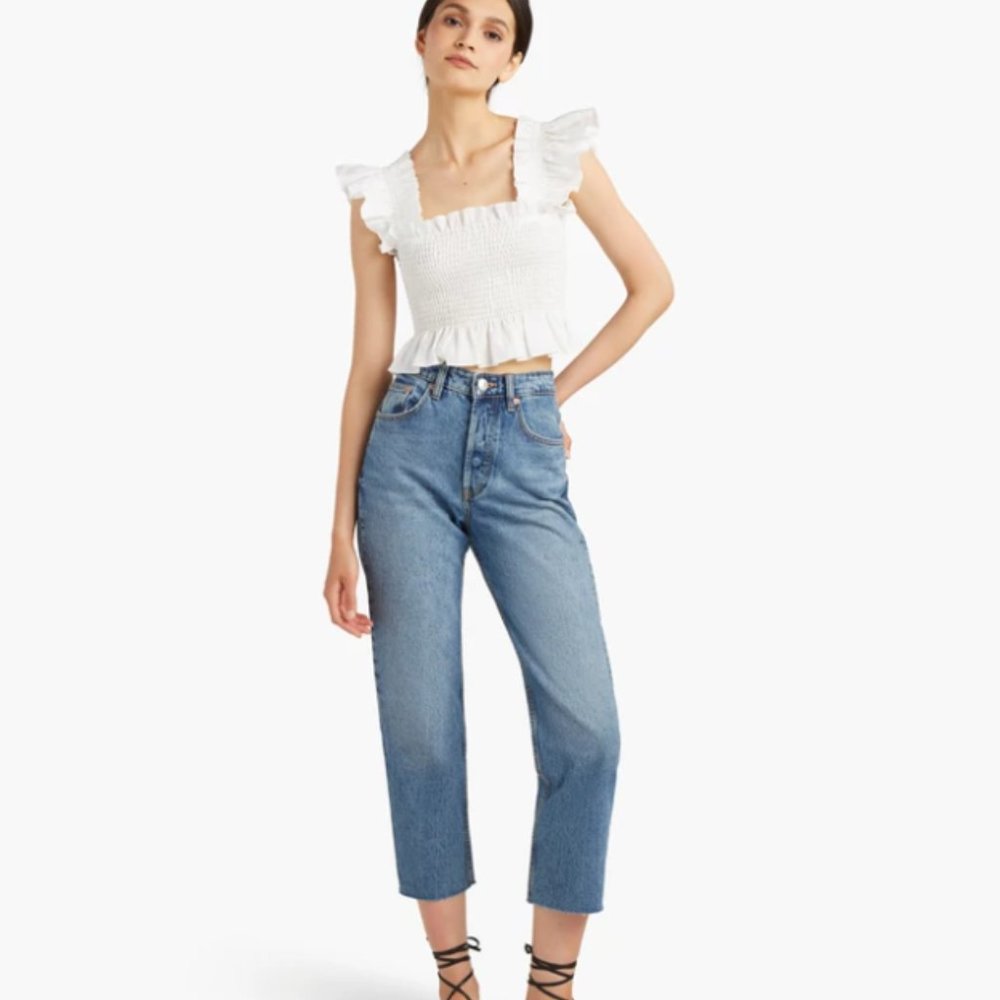 BNWT Hill House Home White Paz Top Size XS